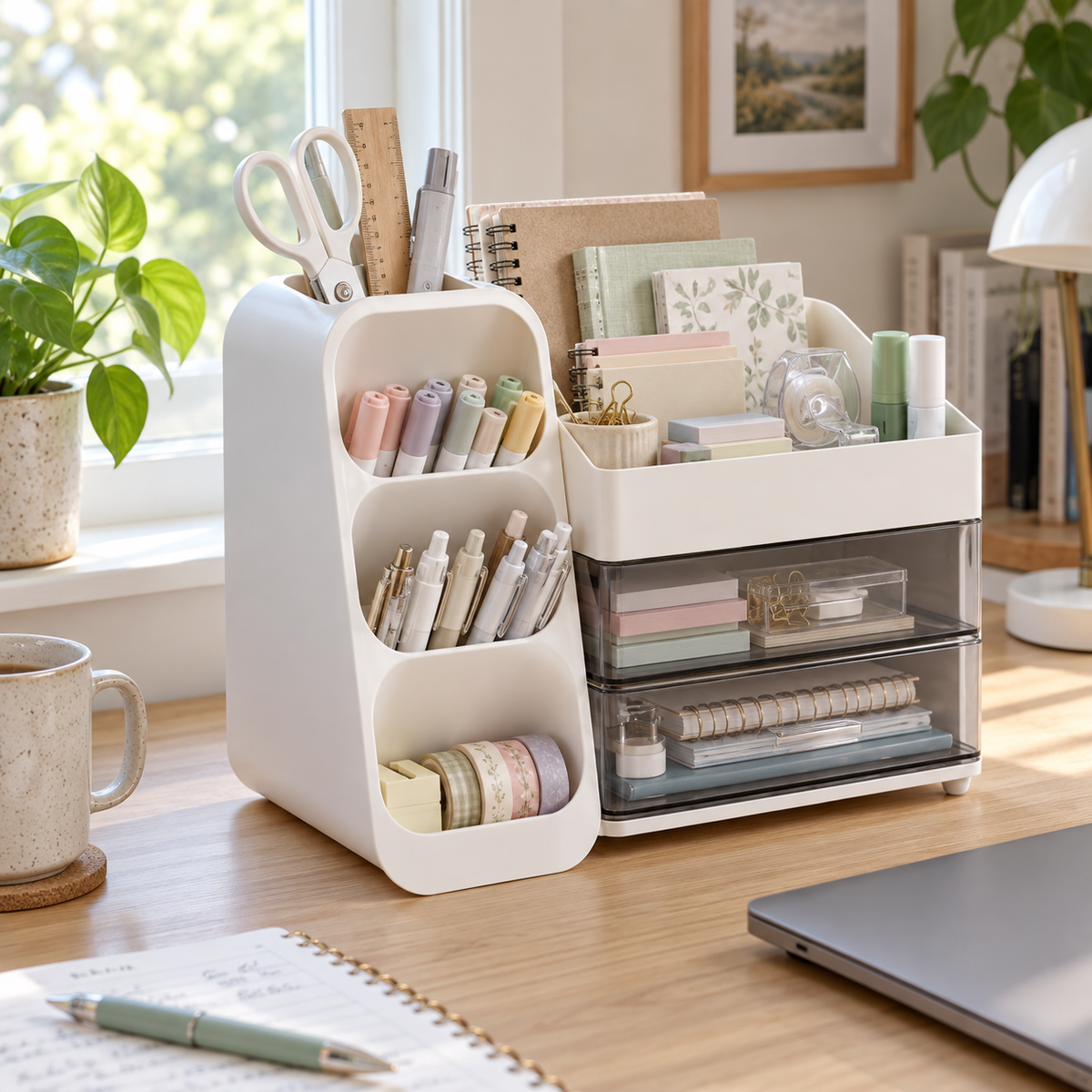 Desk Organizer With Pen Pencil Holder