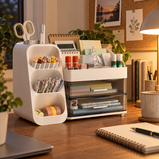 Desk Organizer With Pen Pencil Holder
