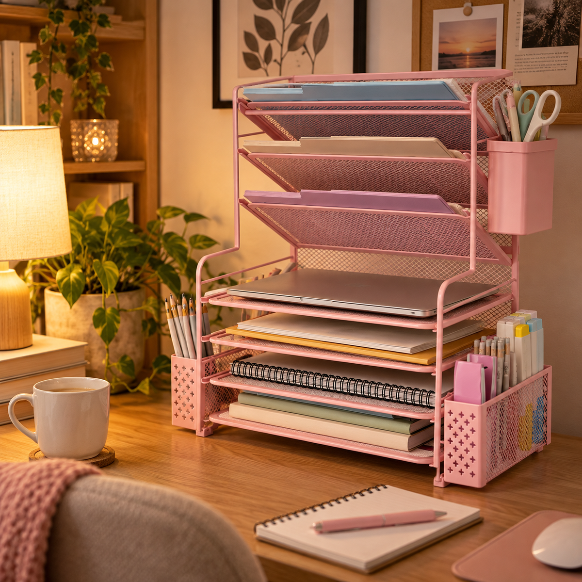 7 Tier Desk File Organizer