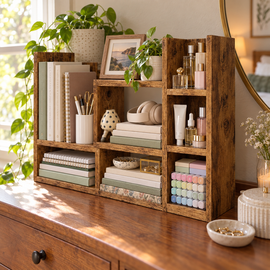 Desk Shelves Desktop Organizer Shelf