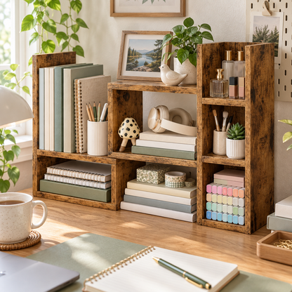 Desk Shelves Desktop Organizer Shelf