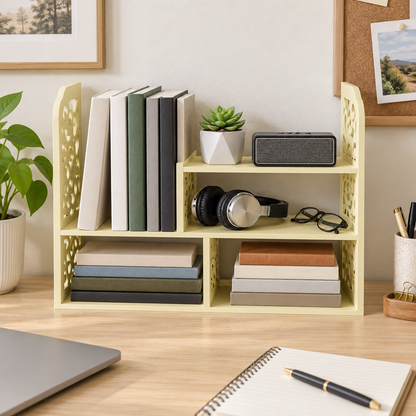 Adjustable Desktop Shelf Organizer
