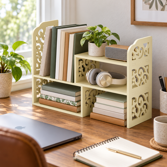 Adjustable Desktop Shelf Organizer
