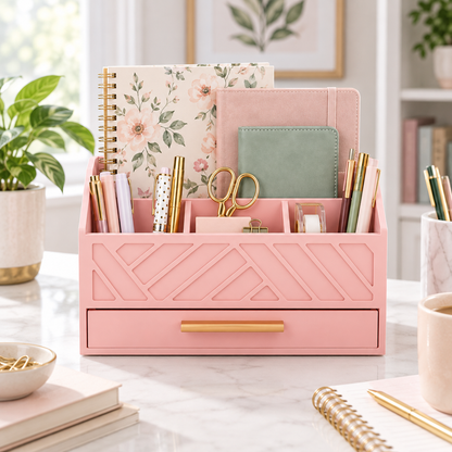 Desk Organizer With Drawer