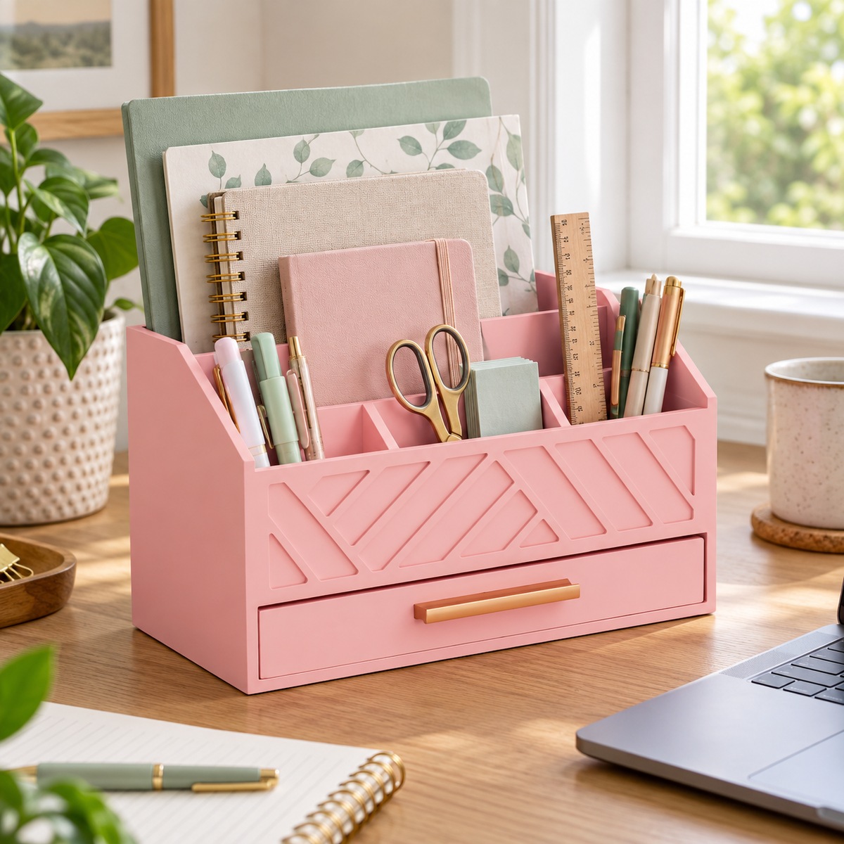 Desk Organizer With Drawer